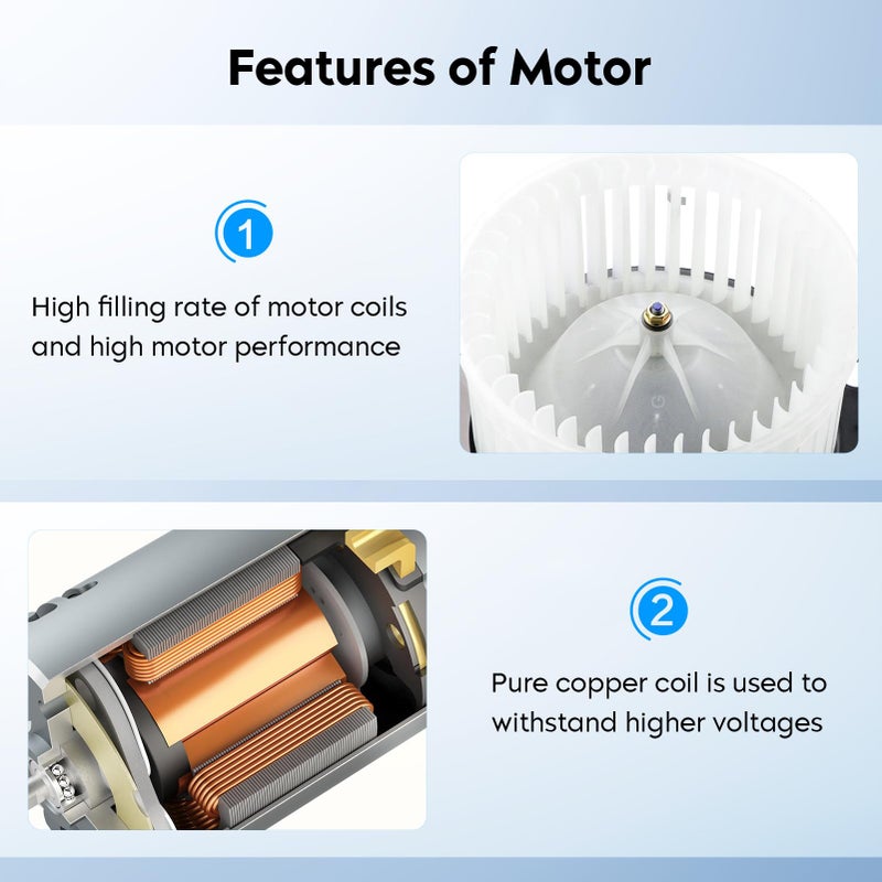 AEagle HVAC Blower Motor Assembly Compatible with Express 1500 2500 3500 G30 & GMC G3500 P3500 Savana 1500 2500 3500 Replaces for 700067 - Image 4